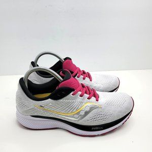 Saucony Guide 14 Women's Running Shoes White Gray Purple S10654-55 US Size 8